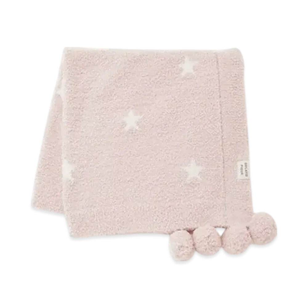 GELATO PIQUE Kids Powder Star Jacquard Blanket "Pink"