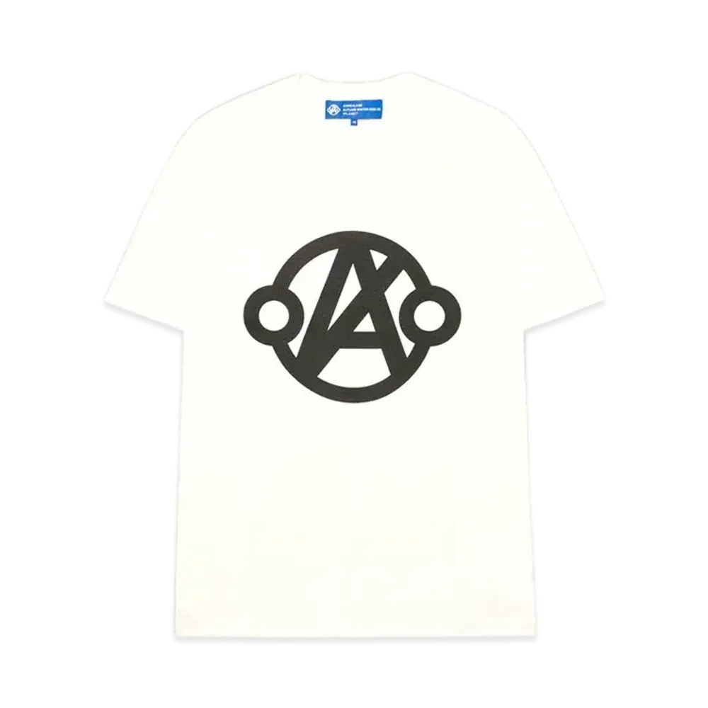 ANREALAGE Planet logo graphic T-shirts "WHITE"