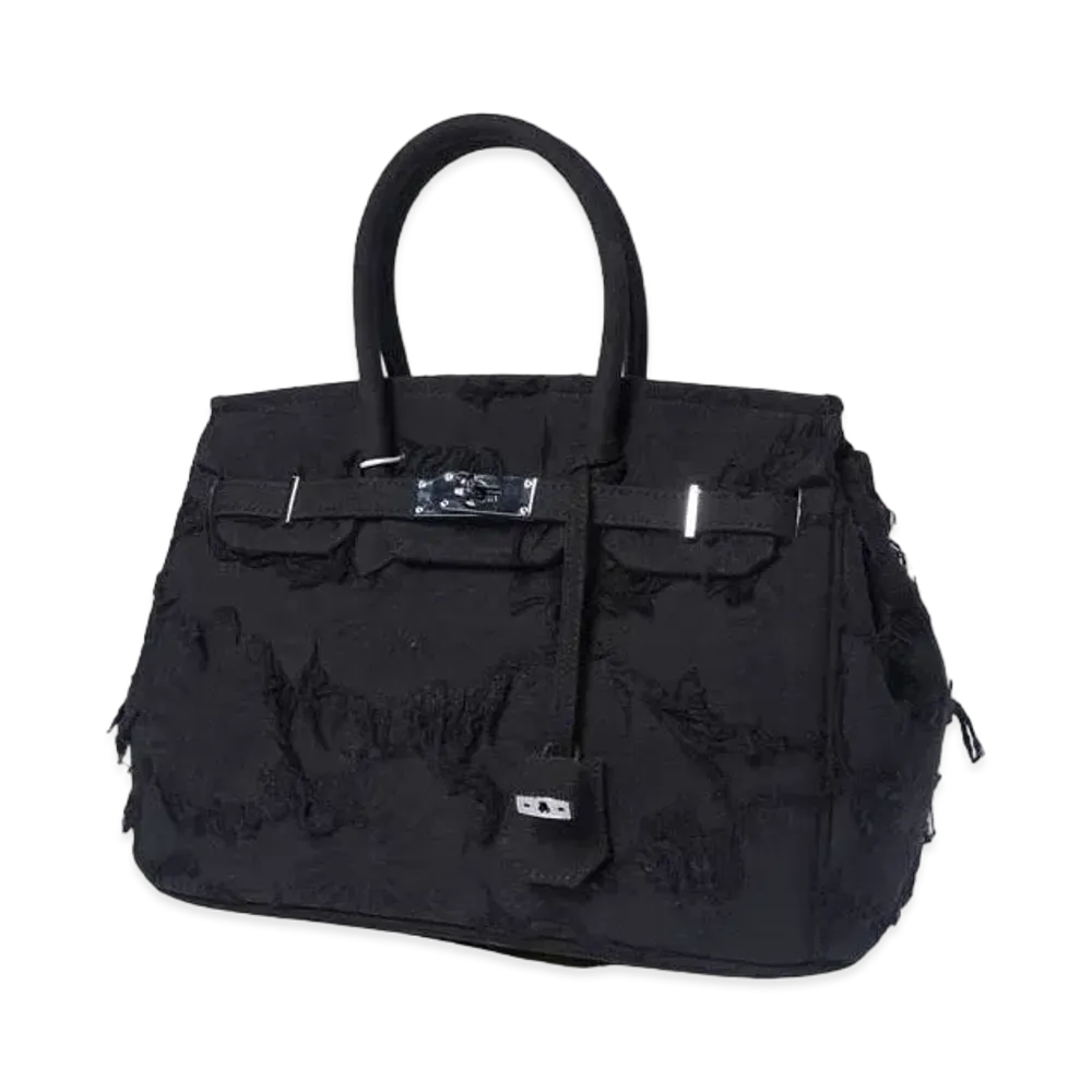 EMOTIONAL WORLD Vintage Travel Bag-30 "BLACK NAVY"