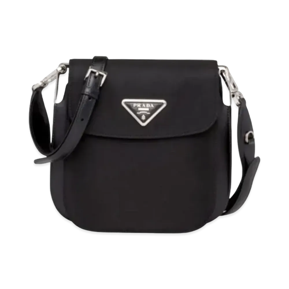 PRADA Nylon Margit Shoulder Bag "Black"