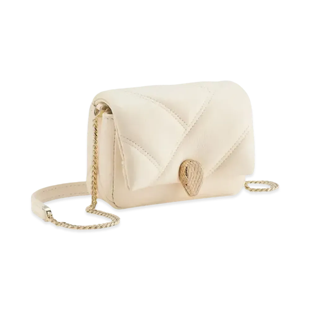 BVLGARI Serpenti Cabochon Mini Bag "Ivory"