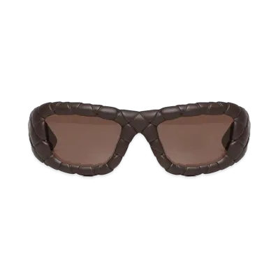 Bottega Veneta Women's Acetate Sunglasses "Brown"