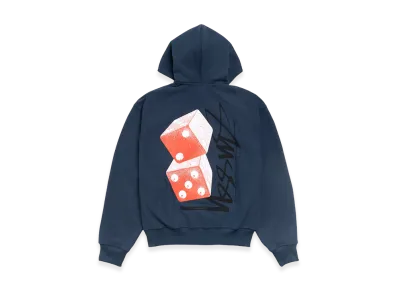 Stussy Tall Dice Zip Hoodie "Navy"