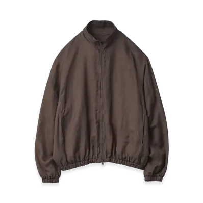 ssstein VIS/LI Twill Shirred Light Zip Jacket "Khaki"