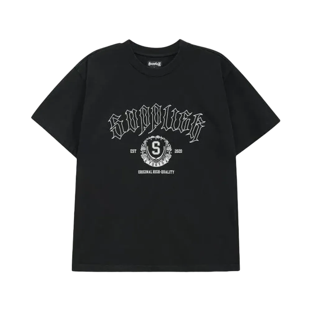 SUPPLIER College Logo Tee "Black"