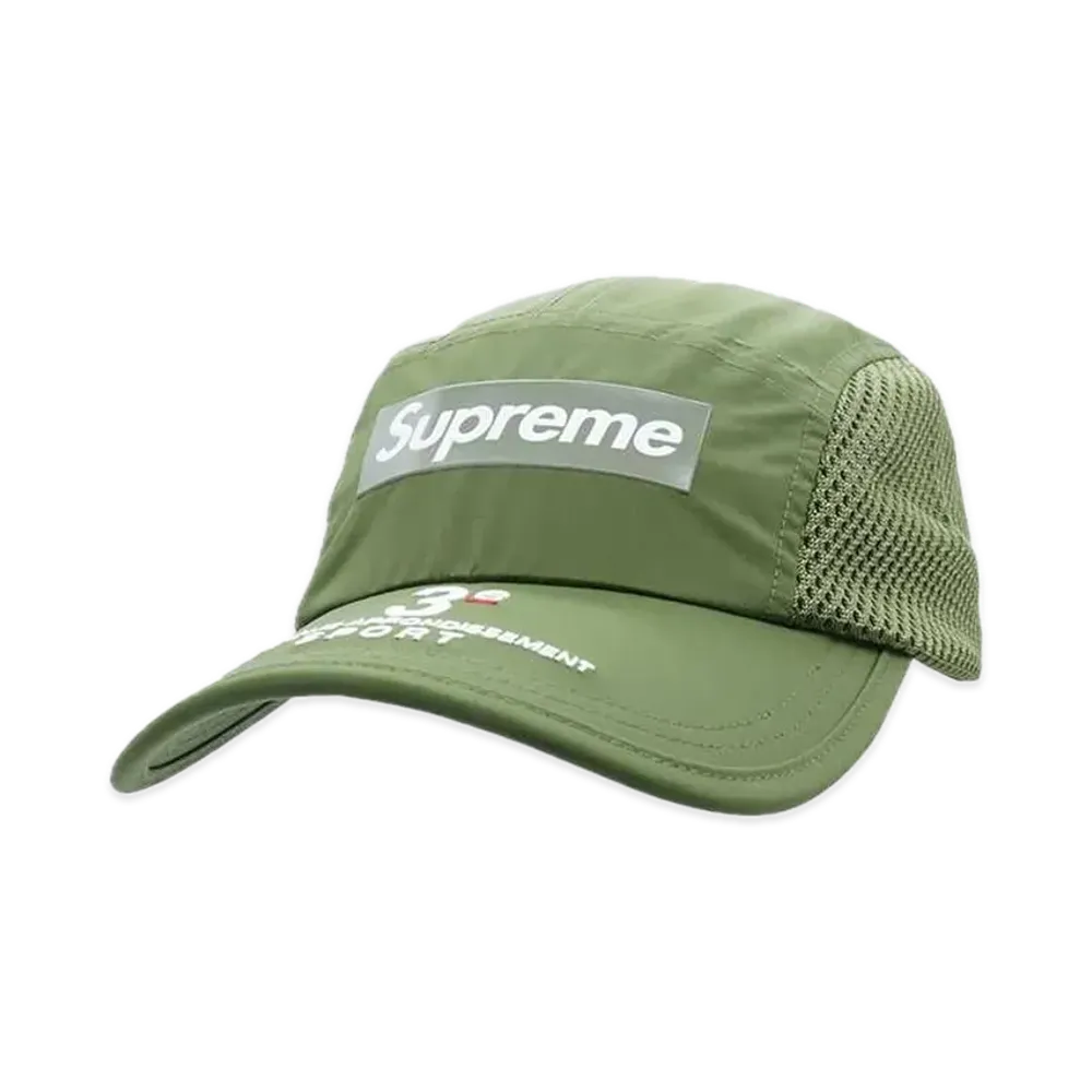 Supreme Mesh Side Panel Camp Cap "Olive"