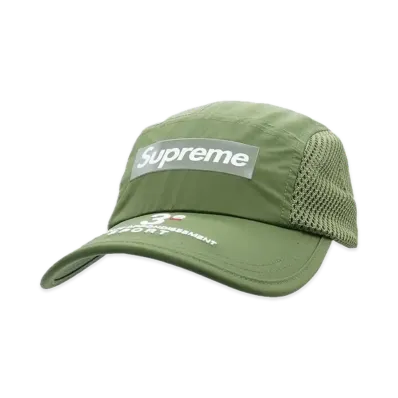 Supreme Mesh Side Panel Camp Cap "Olive"