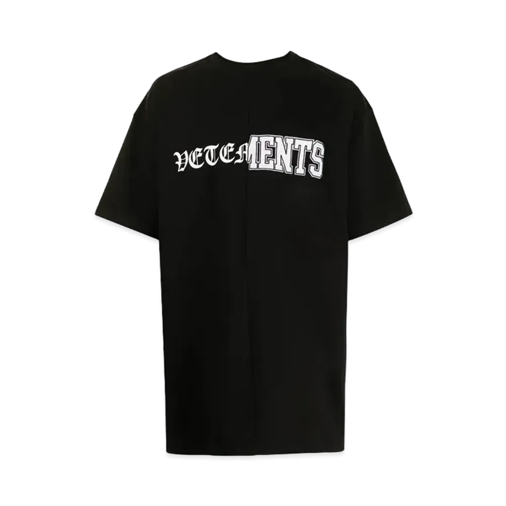 VETEMENTS Print T-Shirt "Black"