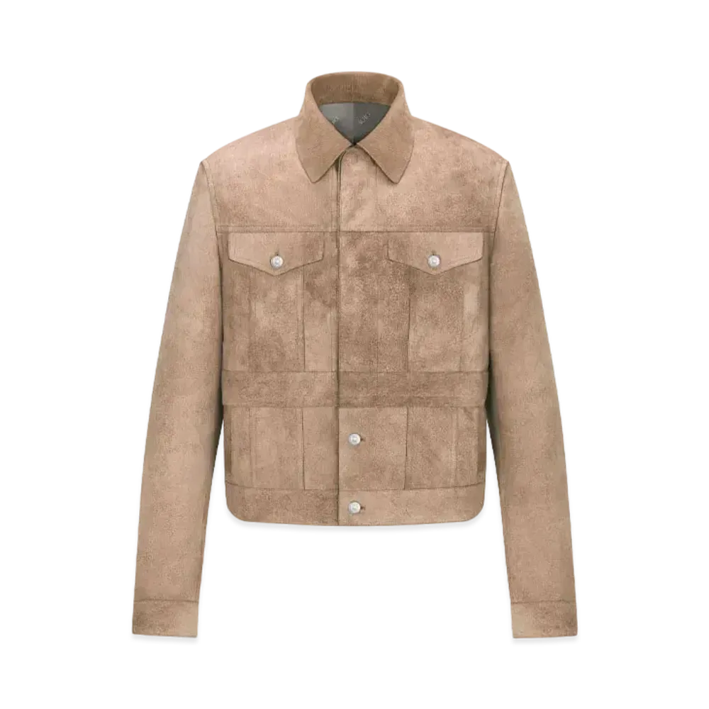Dior x Cactus Jack Leather Blouson "Beige"