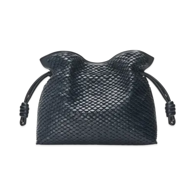 LOEWE Flamenco Clutch Medium "Dark Ink"