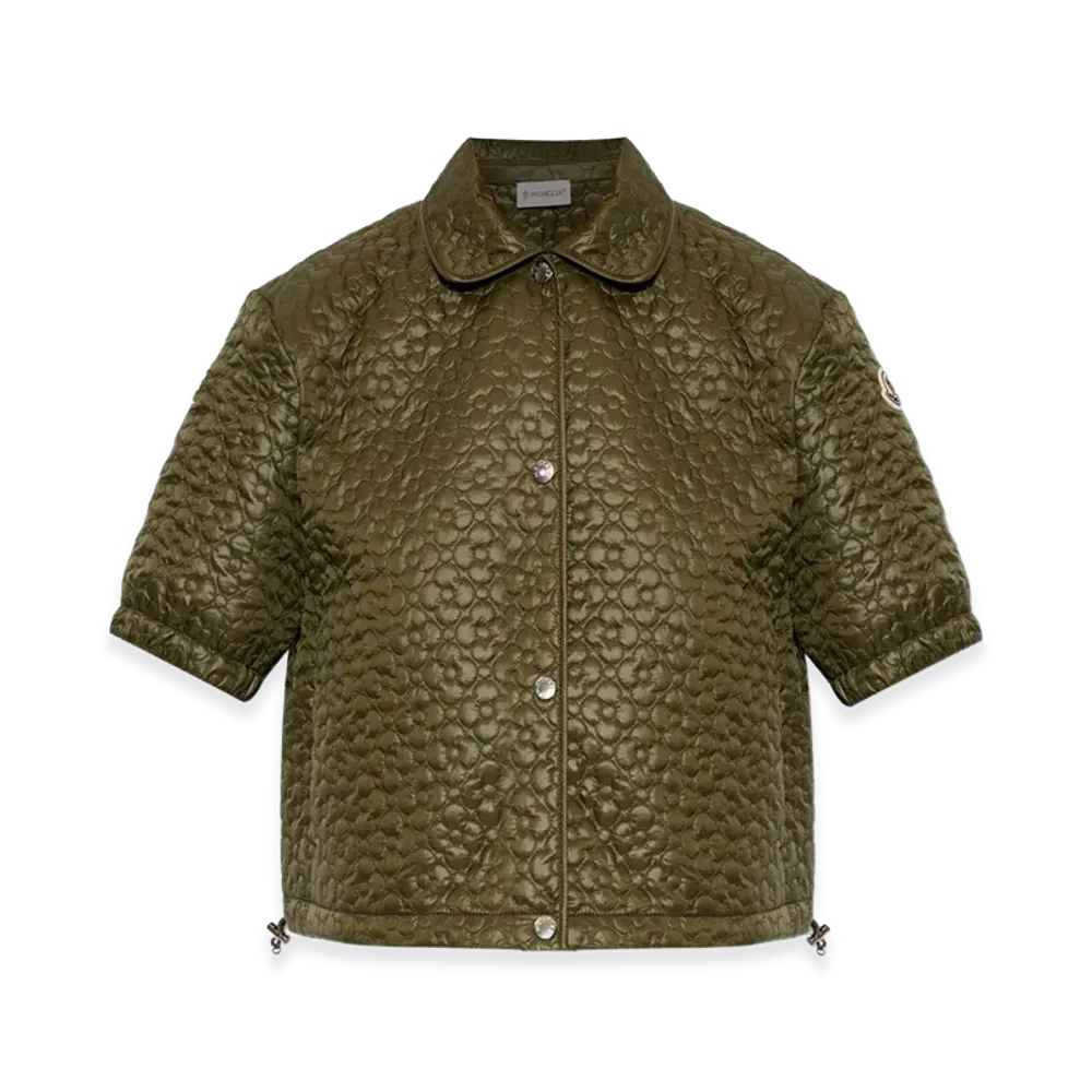 MONCLER Women's Short Sleeve Jacket "Green"