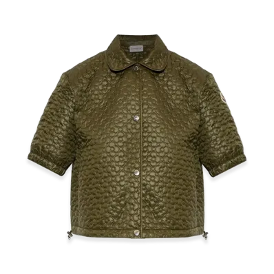 MONCLER Women's Short Sleeve Jacket "Green"