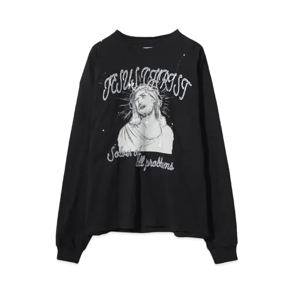 SOMEIT S.S.J.X VINTAGE LS TEE "BLACK"