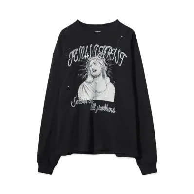 SOMEIT S.S.J.X VINTAGE LS TEE "BLACK"