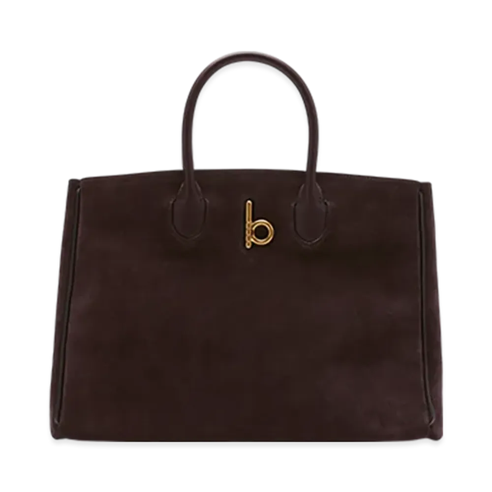 Burberry Small Rocking Horse Tote "Dark Brown"