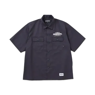 NEIGHBORHOOD Classic Work Shirt SS "Charcoal"