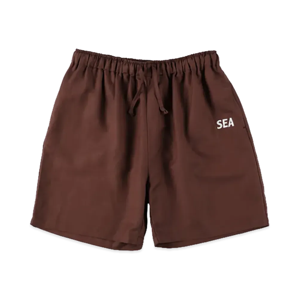 WIND AND SEA Sea Linen Short "Brown"
