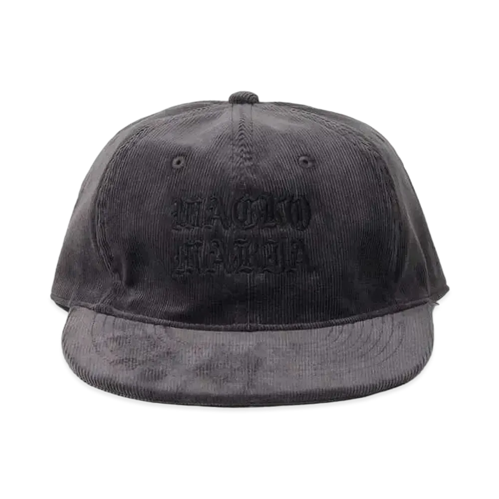 WACKO MARIA Corduroy 6 Panel Cap "Gray"
