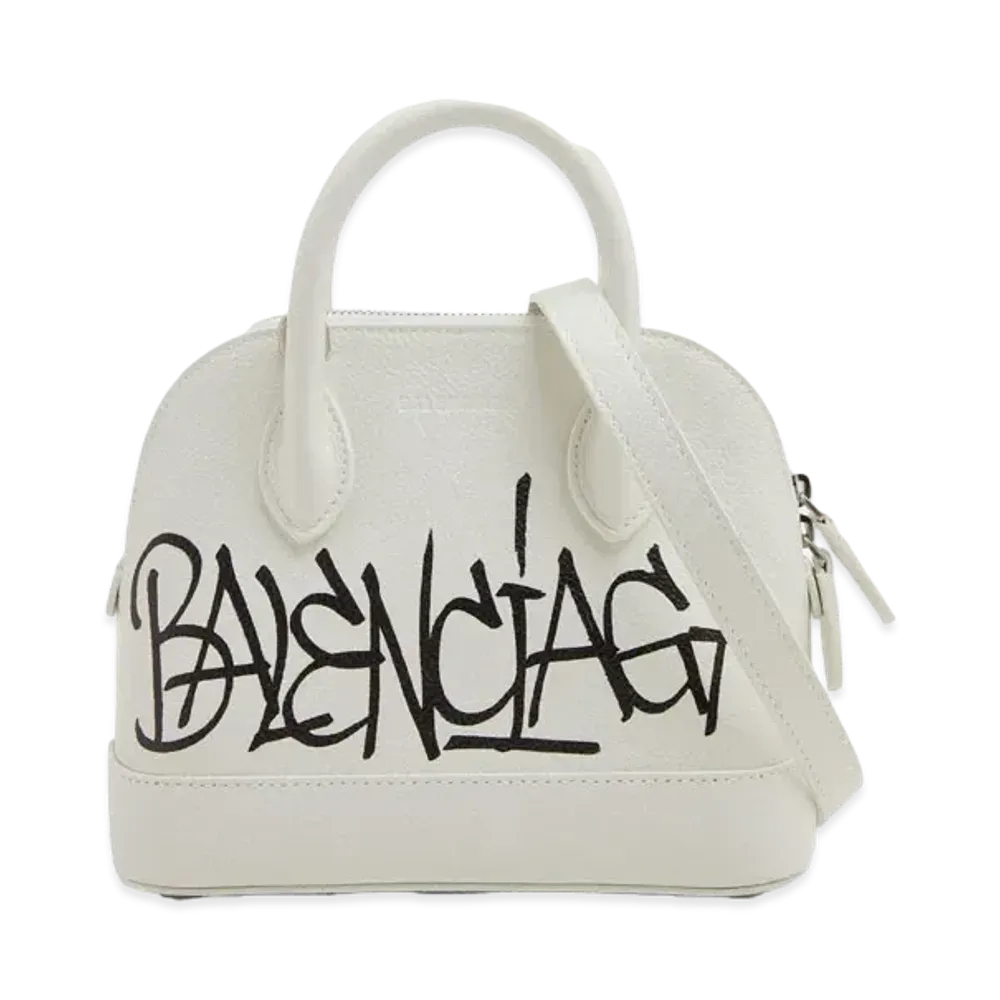 BALENCIAGA Handbag Lambskin "White"