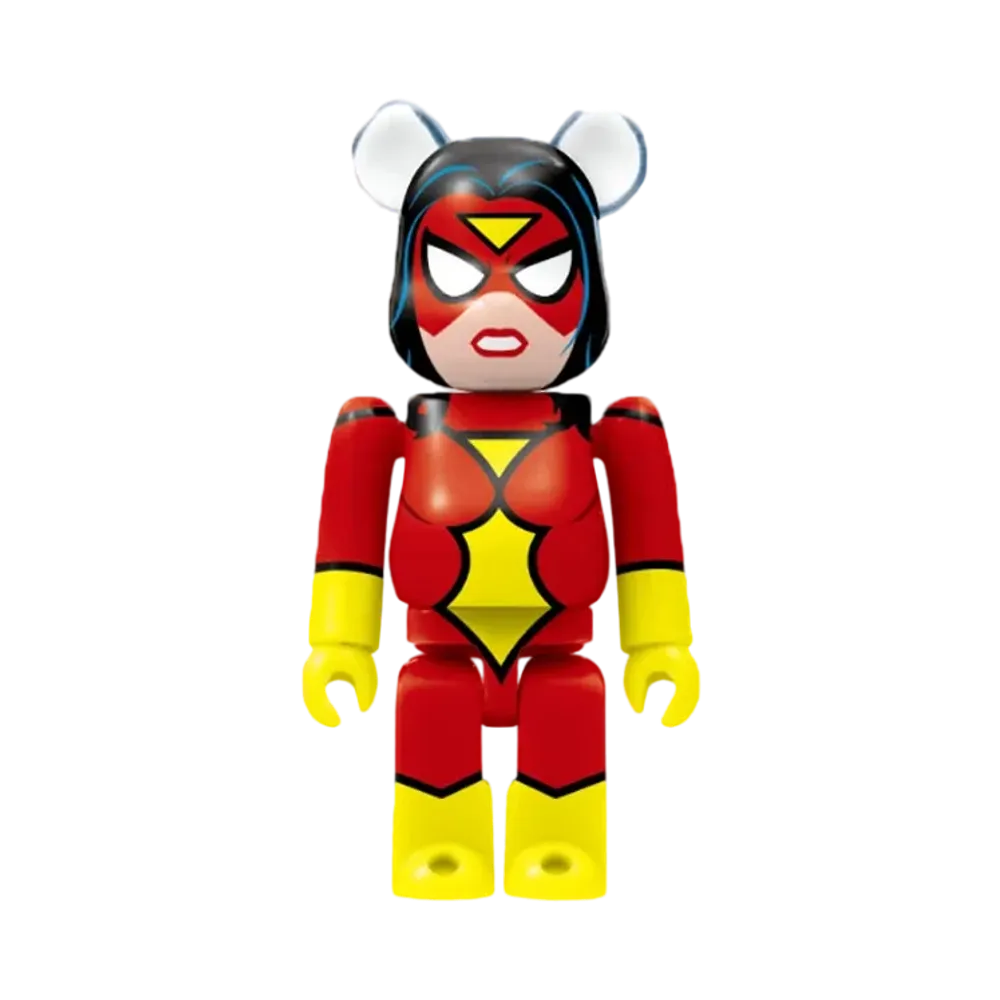 Bearbrick x Marvel SPIDER-MAN Happy Lottery Bearbrick Award 9 Spider Woman