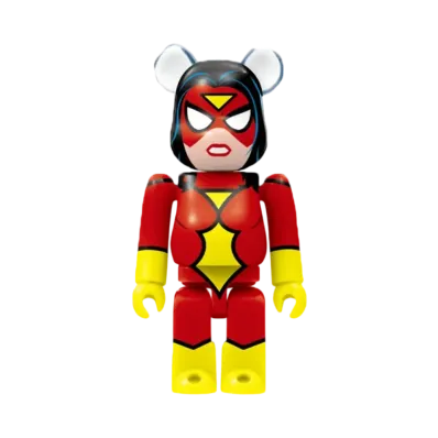 Bearbrick x Marvel SPIDER-MAN Happy Lottery Bearbrick Award 9 Spider Woman