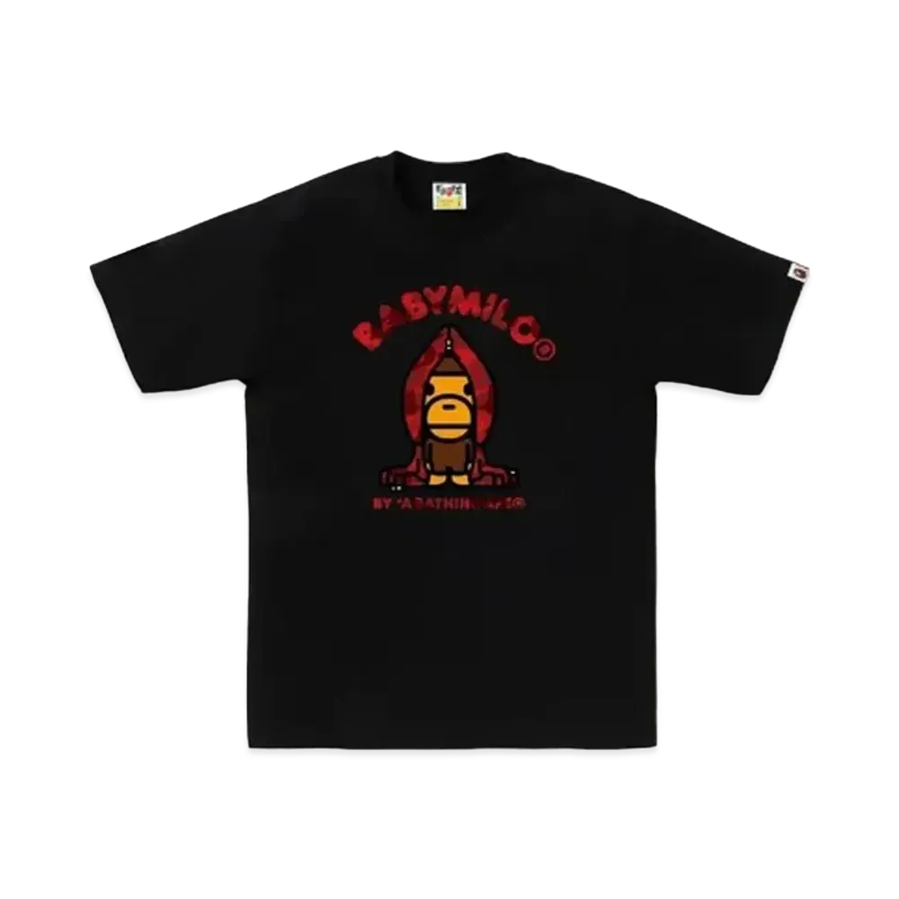 A BATHING APE Baby Milo Tee "Black"