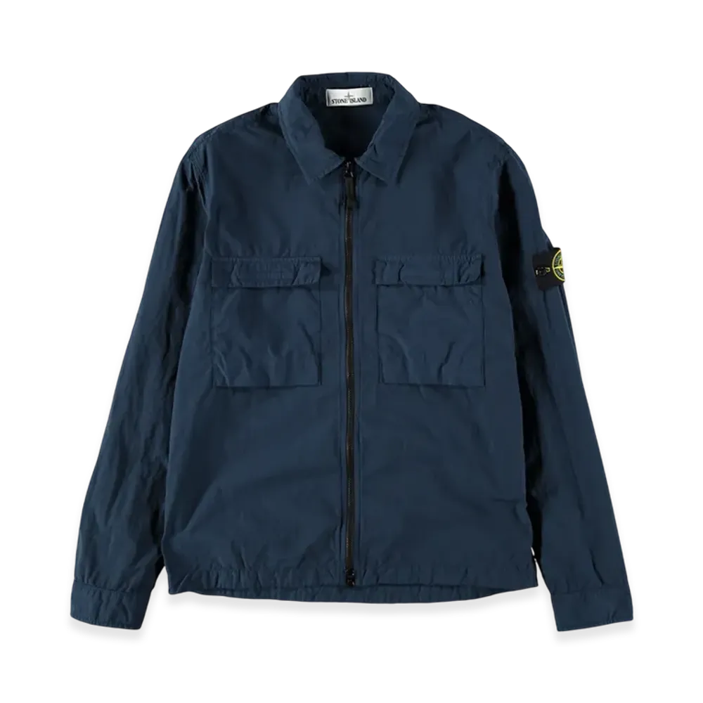 Stone Island 11102 Naslan Light Overshirt - 20SS "Marine Blue"