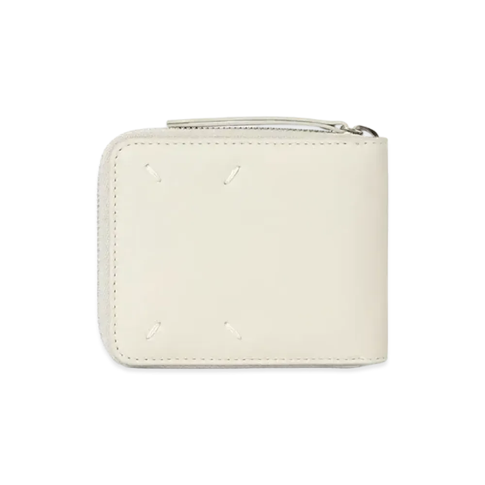 Maison Margiela Zip Around Small Wallet "Ivory"