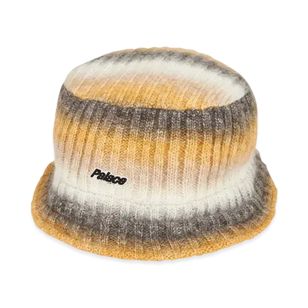 PALACE KNITTED BUCKET HAT "Brown"