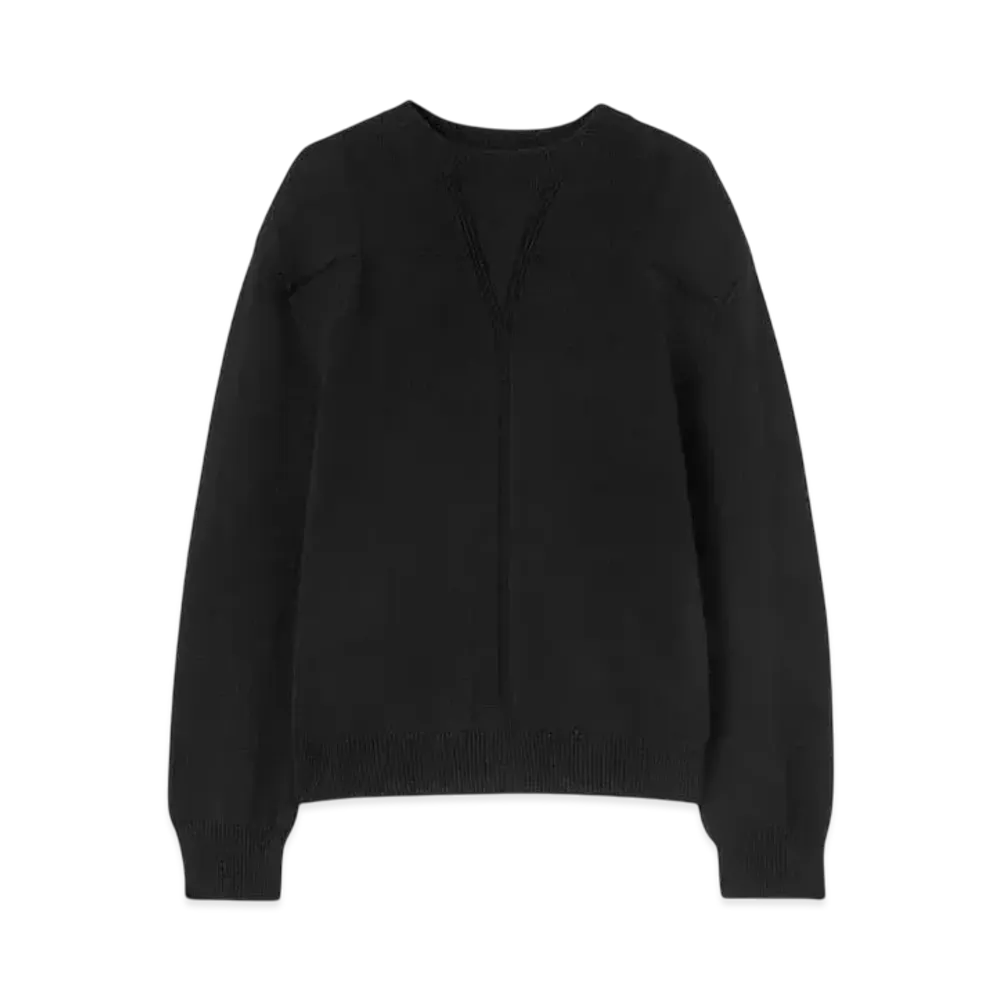 Jil Sander Men's Crew-Neck Sweater "Black"