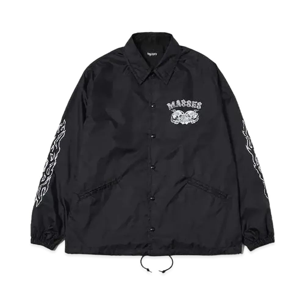 MASSES NYLON JKT TWIN SKULL "BLACK"