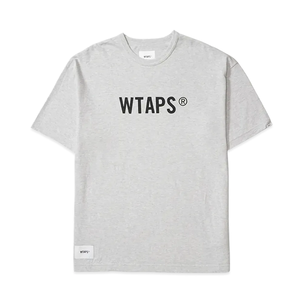WTAPS Sign / SS / Cotton. TSSC "Ash Gray"