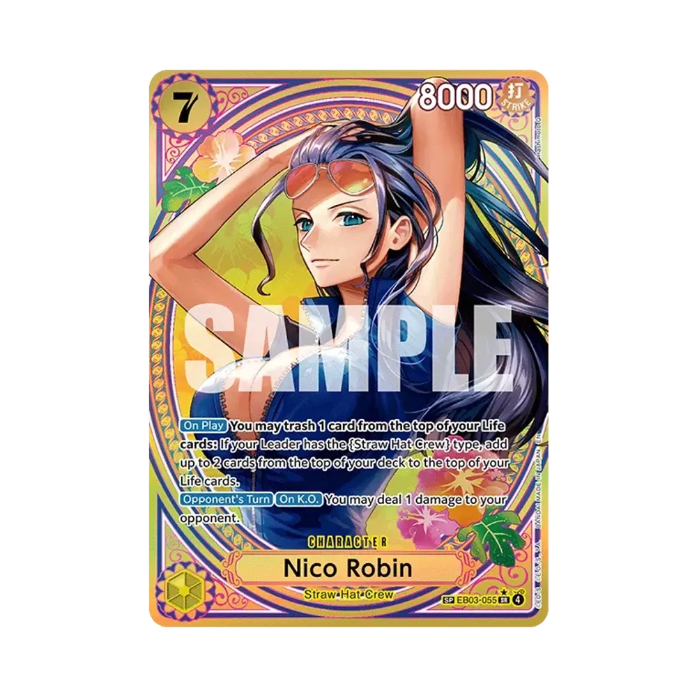 ニコ・ロビン SR-SPC [EB03-055]【英語版】(エクストラブースター「ヒロインズ エディション」)