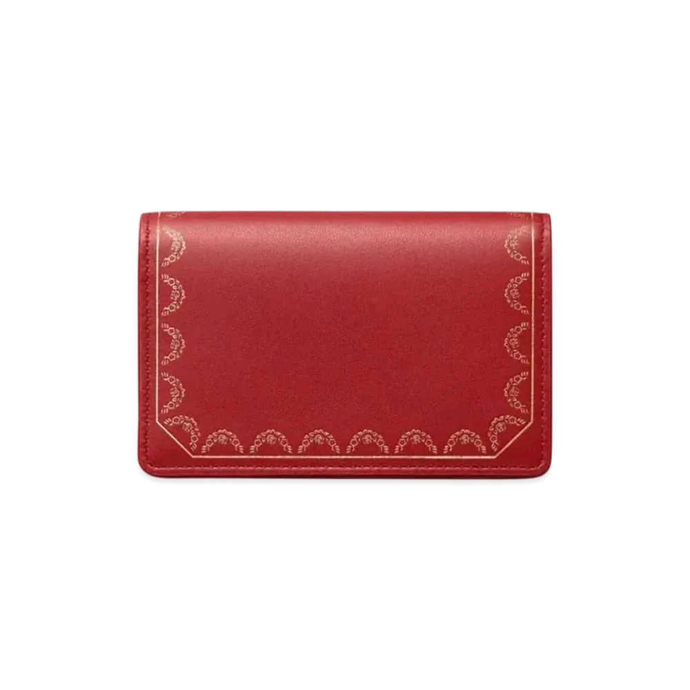 Cartier Guirlande de Cartier Card Holder "Red"