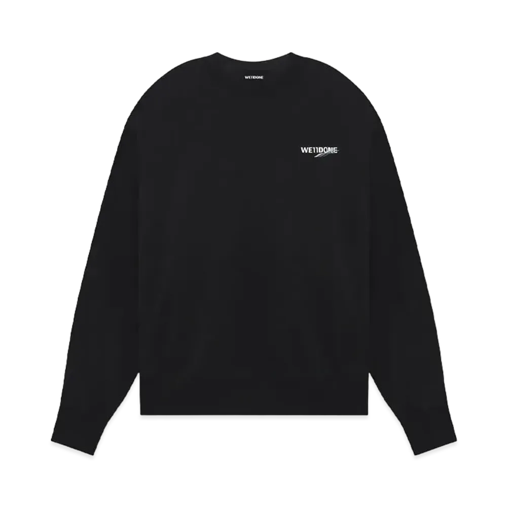 WE11DONE Basic 1506 Logo Sweatshirt "Black"