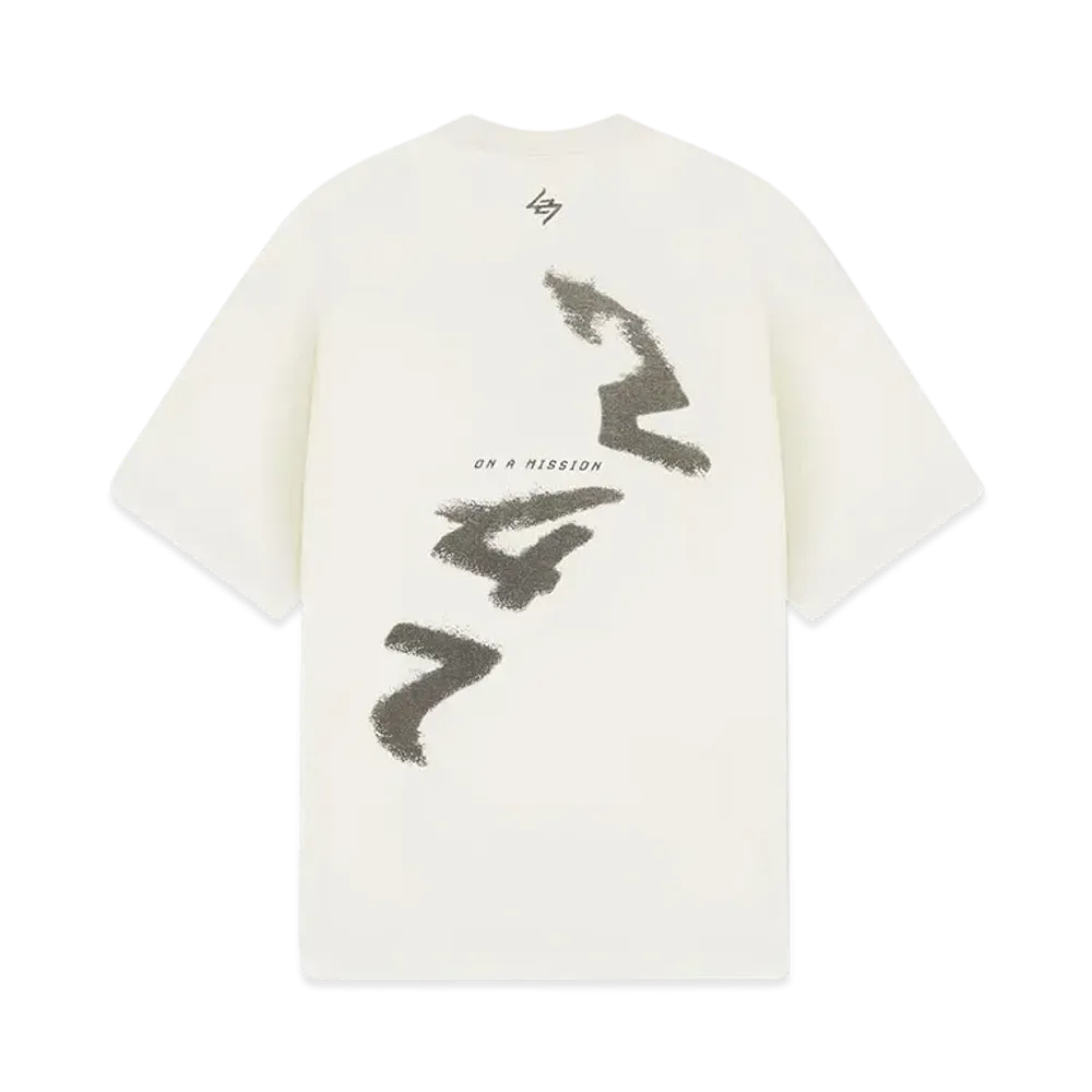 REPRESENT 247 Motion Oversized T-Shirt "Flat White"