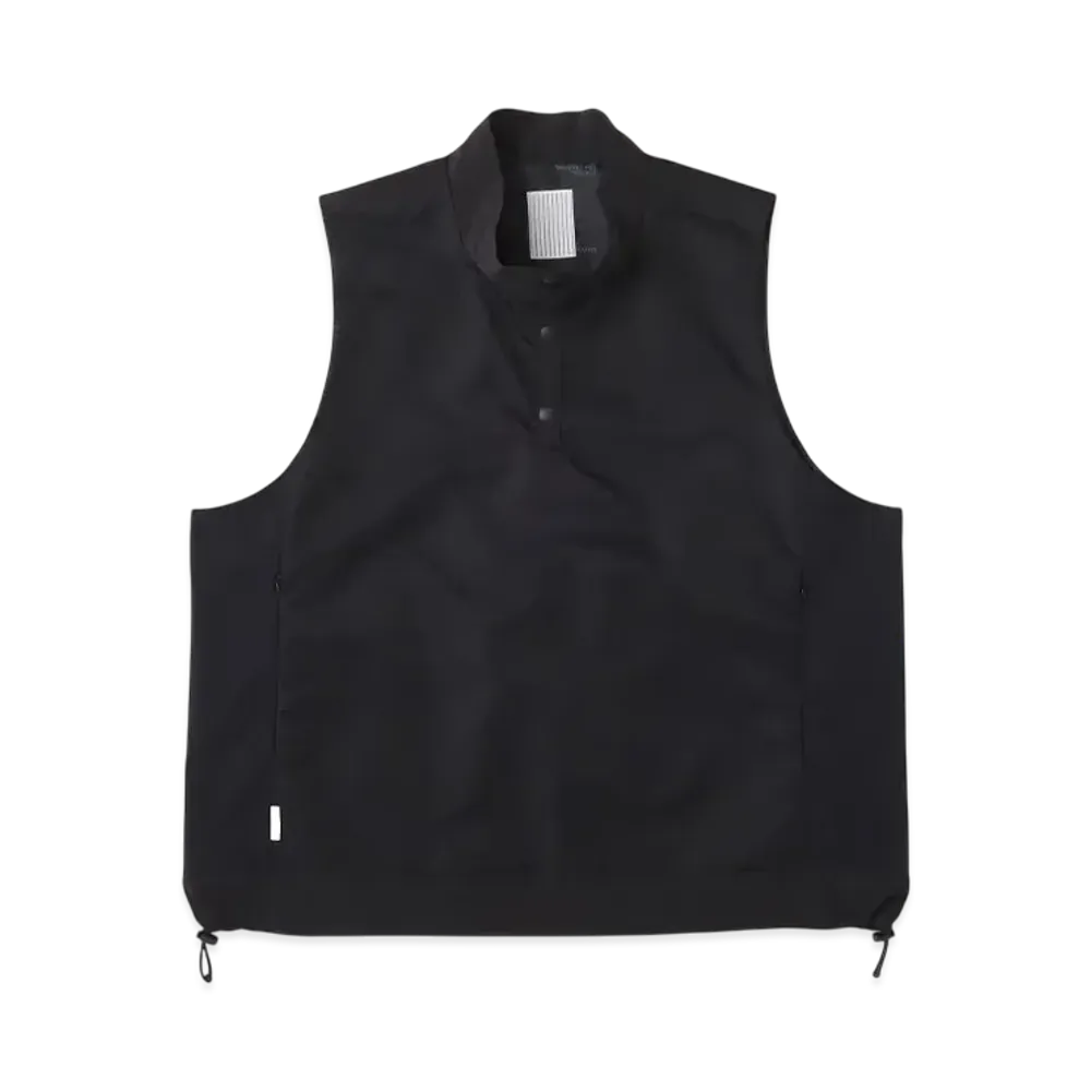 S.F.C Nylon Pullover Vest "Black"