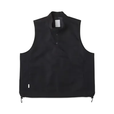 S.F.C Nylon Pullover Vest "Black"