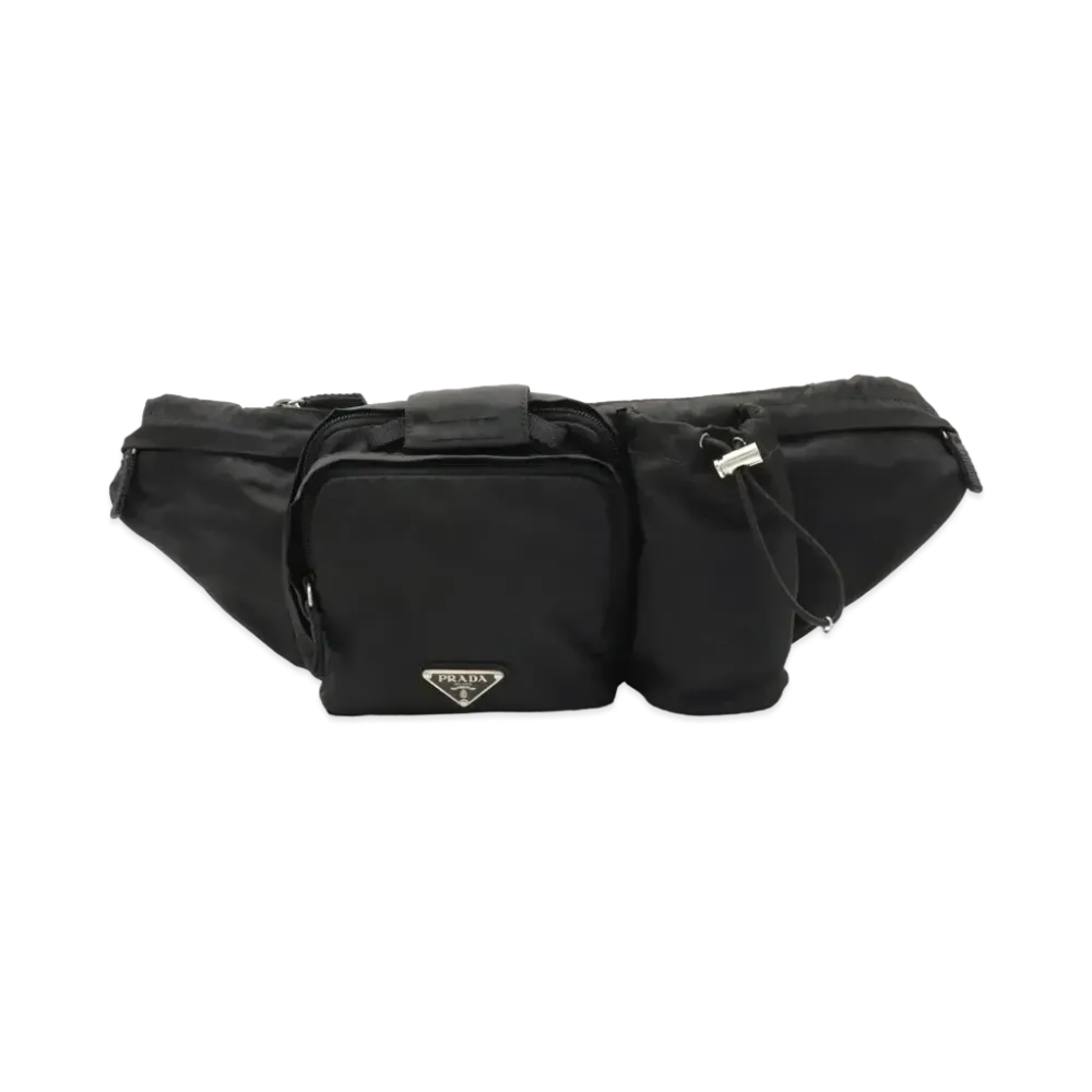PRADA Nylon Belt Bag "Black"