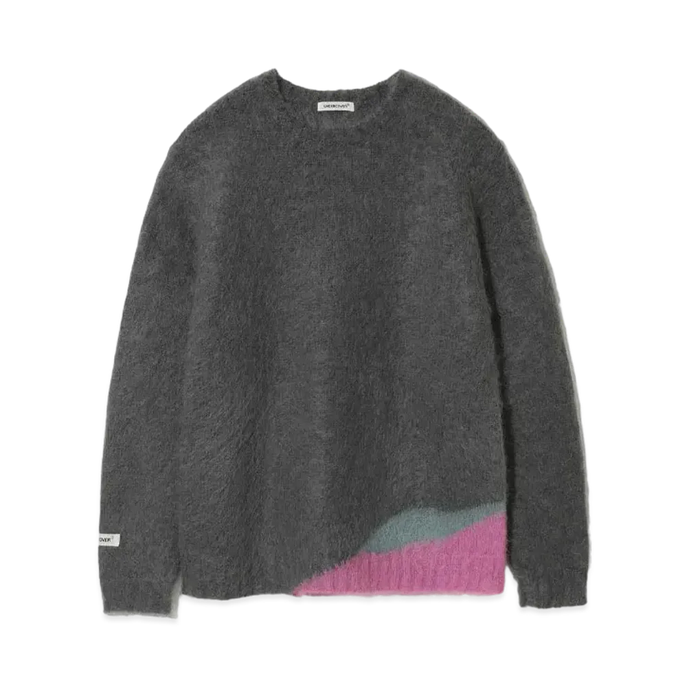 UNDERCOVER Mohair Knit Pullover "Gray"