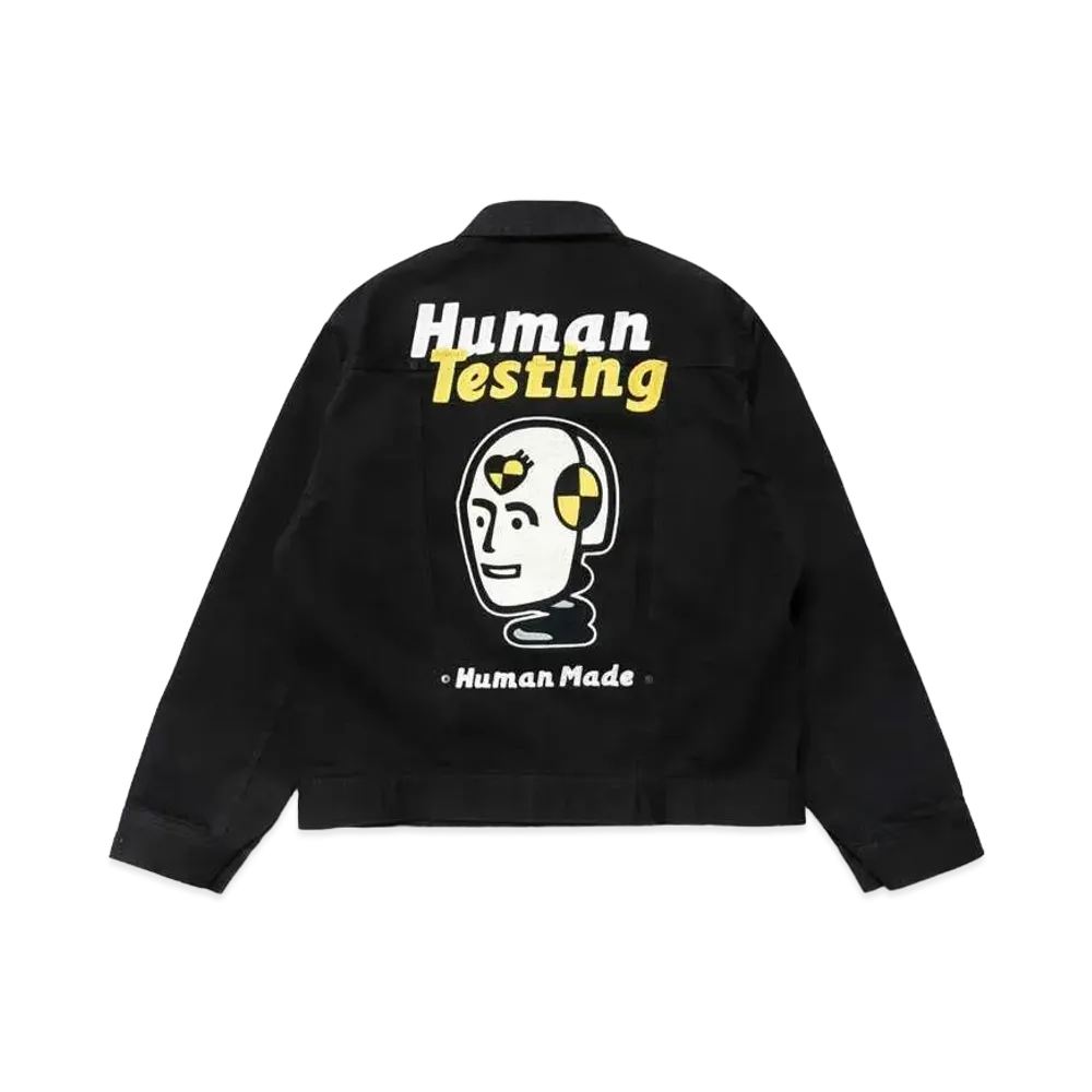 HUMAN MADE A$AP Rocky HUMAN TESTING DENIM JACKET "Black"