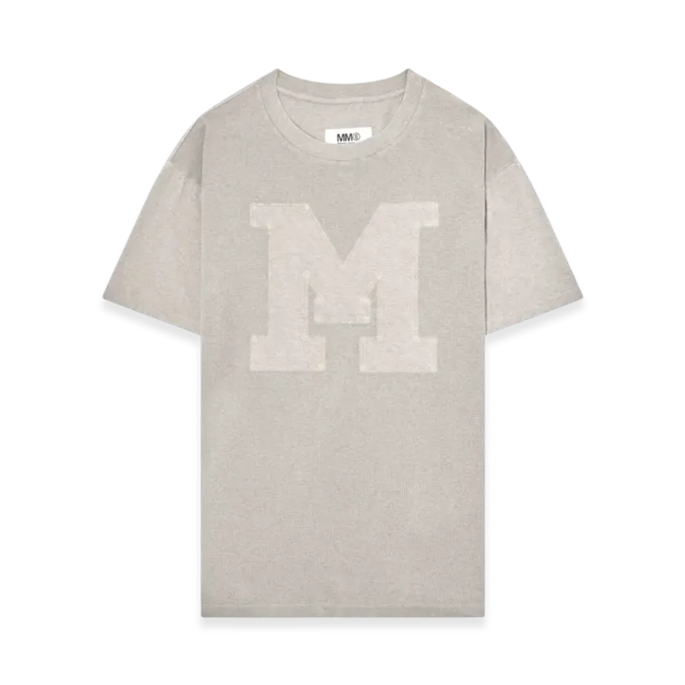 MM6 Maison Margiela Women's M Logo T-Shirt "Palladium"