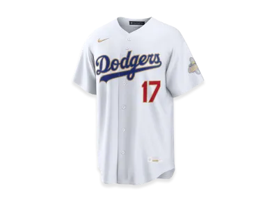 MLB x Nike Men's Los Angeles Dodgers Shohei Ohtani 2026 Gold Collection Stadium Jersey "White"