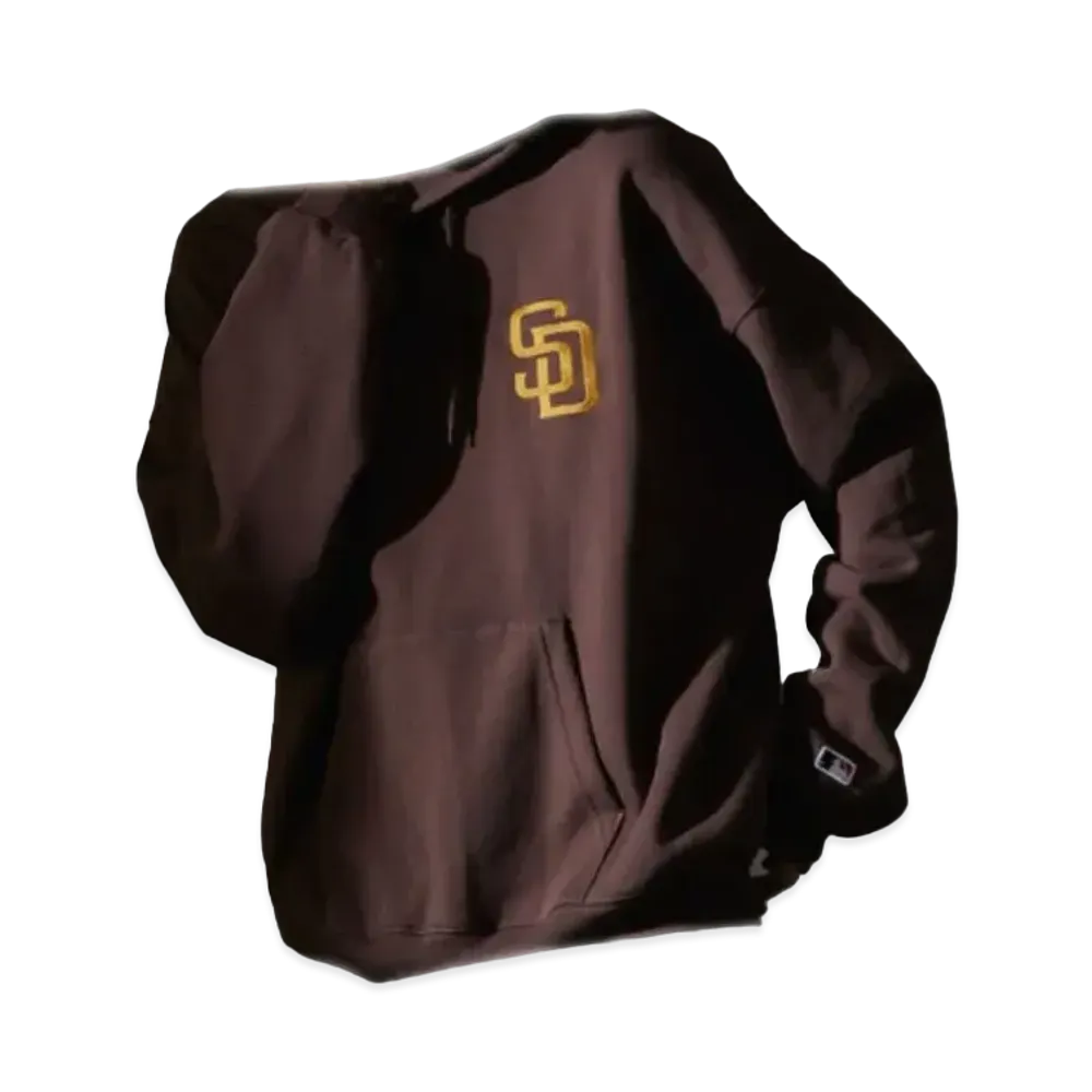 MLB Exclusive Back Logo Sweatshirt Hoodie "Brown"