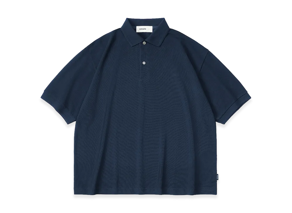 everyone Piquet Polo Shirt "Navy"