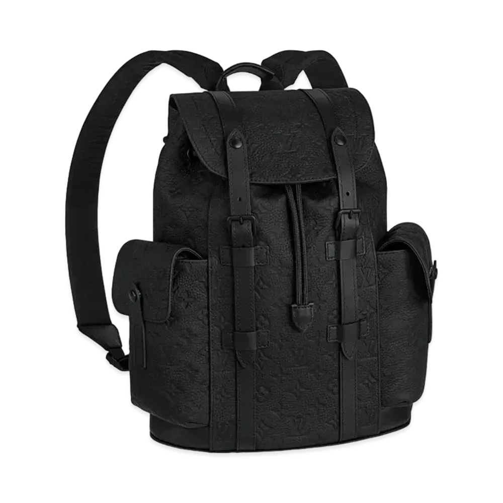Louis Vuitton Christopher PM Taurillon Leather "Noir"