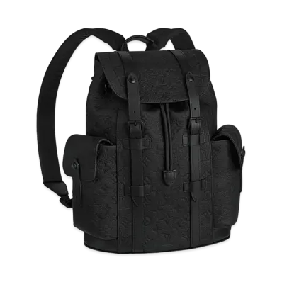 Louis Vuitton Christopher PM Taurillon Leather "Noir"