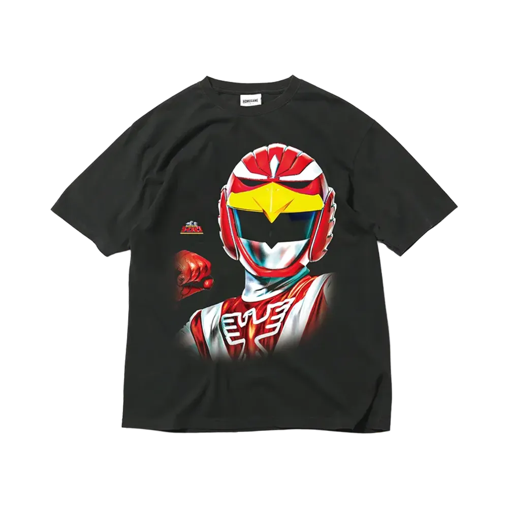 スーパー戦隊 x HOMEGAME \ 1988 レッドファルコン TEE "BLACK"