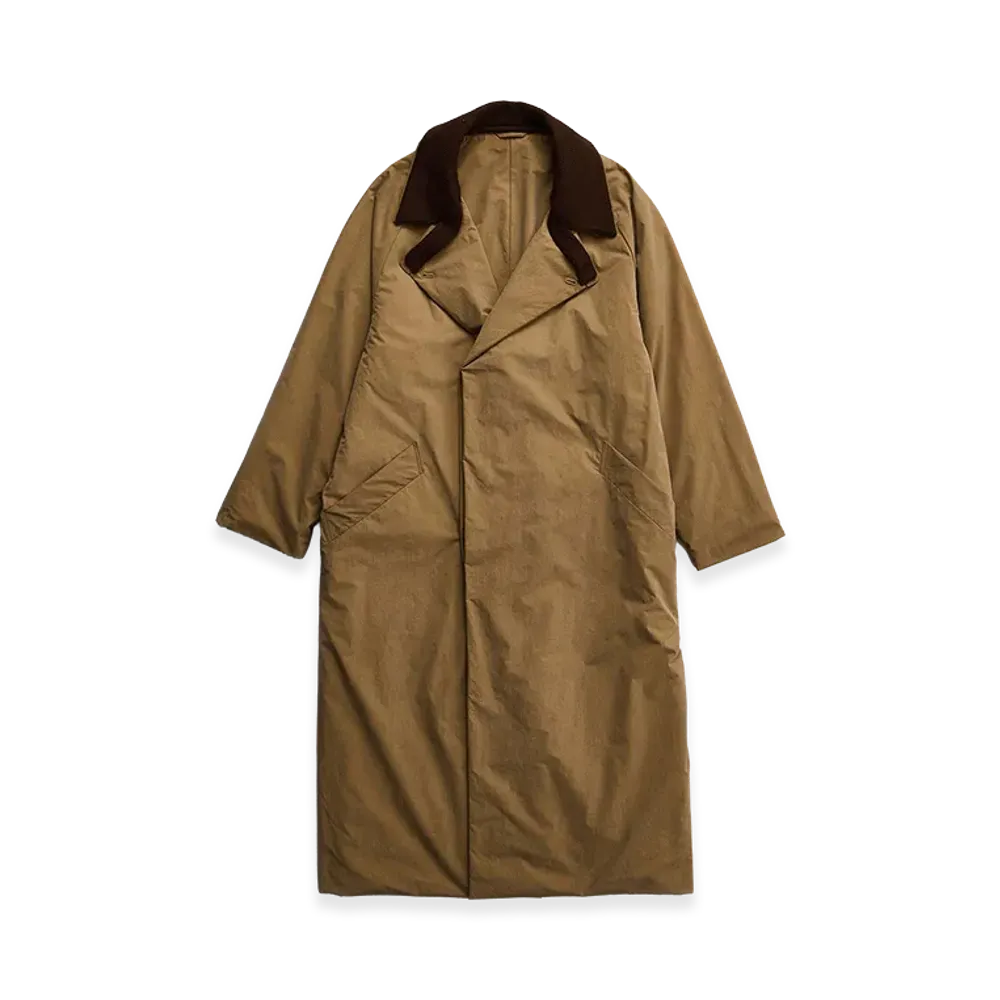 NICENESS Rowan Shrunken Nylon Padded Long Coat "Beige"