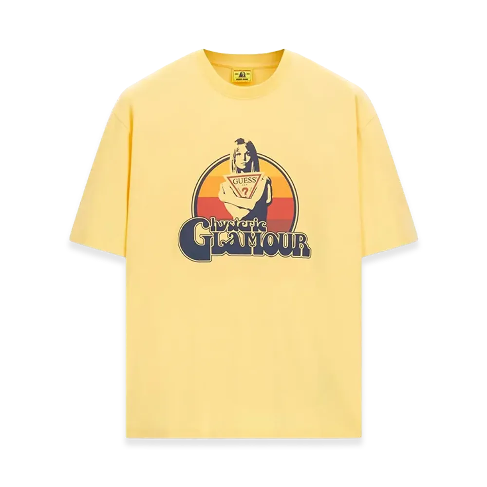 HYSTERIC GLAMOUR x GUESS JEANS Sunrise Tee "Yellow"